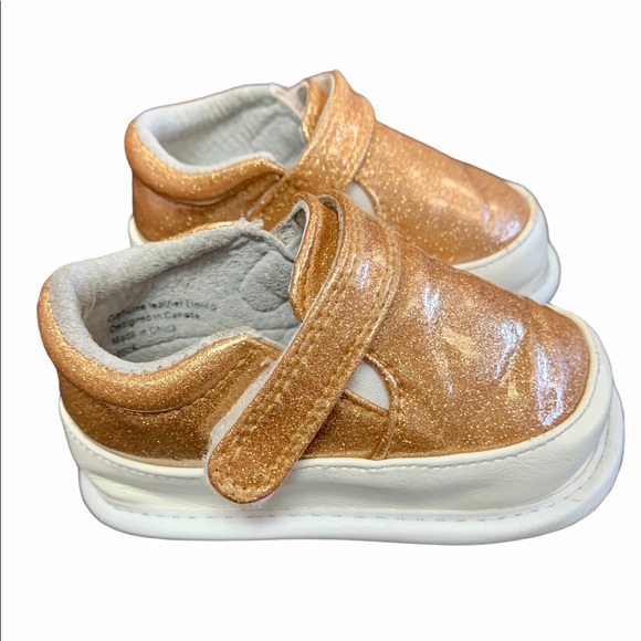 Jack and Lily Other - Jack & Lily gold sparkle Cyrus slip-on 12-18 mo